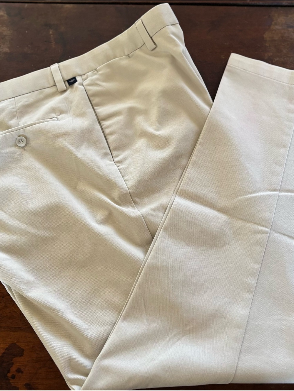 Dockers Men's Light Khaki Flat Front Chino Pants